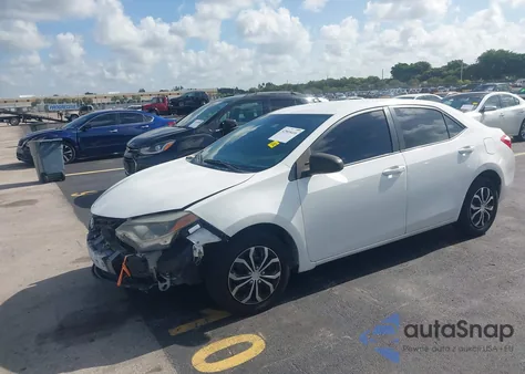 2016 Toyota Corolla L из США, поврежденный, VIN 2T1BURHE0GC511628